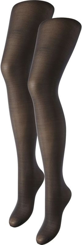 Pieces - Panty - Zwart - 20 Denier - 2-pack