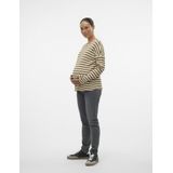 Slim Fit Jeans - Zwangerschapsbroek - Blauw - Katoen, Polyester, Elastaan