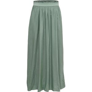 ONLY Maxi Rok ONLVENEDIG met Plooien Lichtgroen