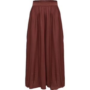 Plissé Rok - Lang - Zwart - Polyester - Elastische Tailleband