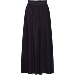 ONLY - Onlvenedig Paperbag Long Skirt - Rok - Zwart - Licht Materiaal