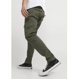 JACK&JONES JEANS INTELLIGENCE JJIPAUL JJFLAKE AKM 542 Olijf Groene Broek