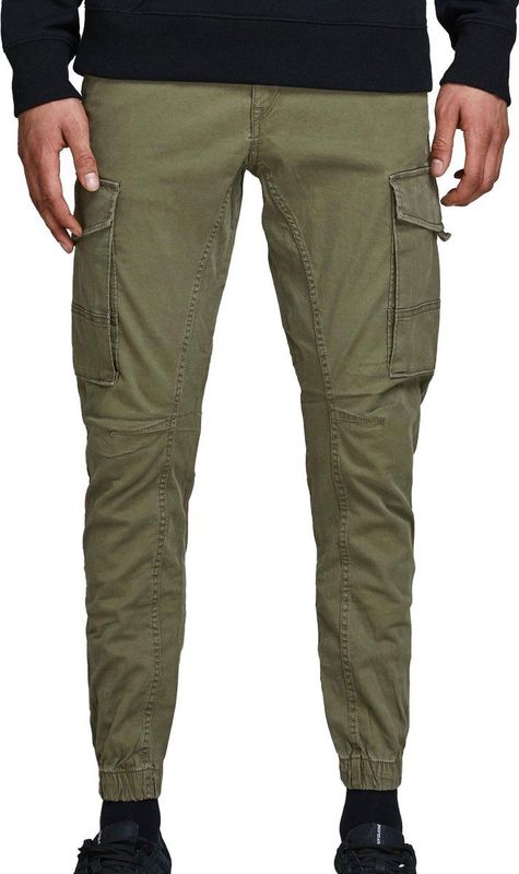 Jack & Jones - Paul Flake - Cargo-broek - Groen - BCI-katoen