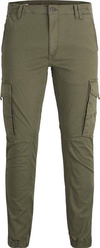 Jack & Jones Cargohose Cargo Pants PAUL FLAKE AKM 542 Twill Gummibund PAUL JJ FLAKE AKM 542