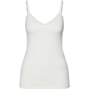 Lace - Singlet Kate - Kanten Onderhemd - Microfiber - Creme