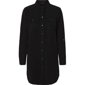 Vmsigga - Blousejurk - Zwart - Katoen - Losse Fit