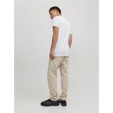 JACK & JONES Jjebasic V-hals thee S/S Noos heren JJEBASIC V-hals thee S/S NOOS, Opt White, XS