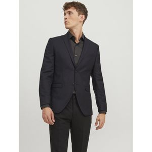 Jack & Jones - Premium Solaris Blazer - Licht Geruite Structuur - 77% Polyester, 22% Wol, 1% Elastaan