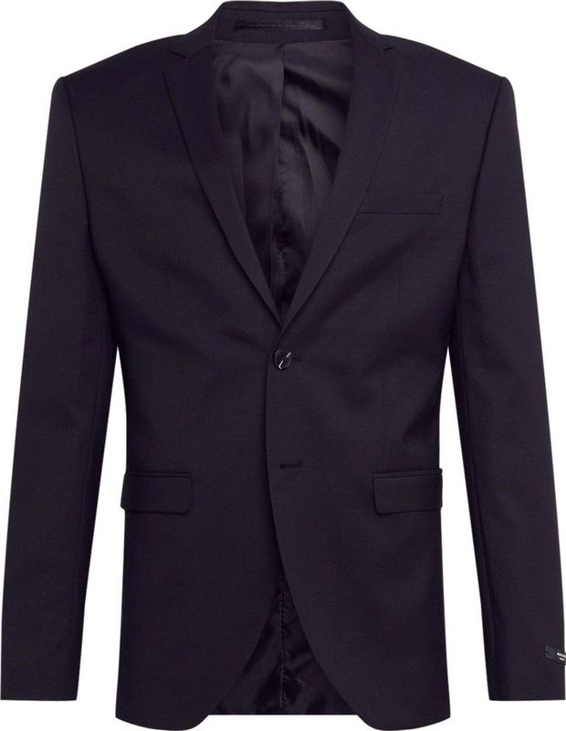 Blazerjack - Licht Geruit - 77% Polyester, 22% Wol, 1% Elastaan