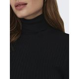 Only - Turtleneck - Coltrui - Zwart - Viscose/Nylon