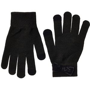 PIECES PCNEW BUDDY BOW Smart Gloves BC, zwart, One Size (Fabrikant maat:ONESIZE)