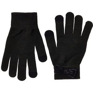 PIECES Pcnew Buddy Bow Smart Gloves BC Dameshandschoenen, zwart, één maat EU, zwart, één maat, zwart.