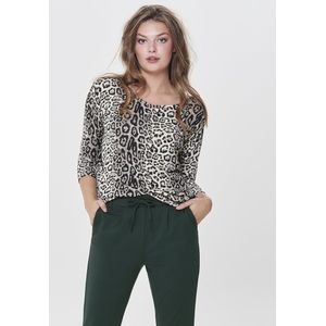 Top - O-hals - 3/4 Mouwen - Loose Fit