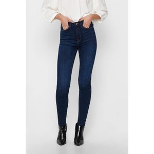 ONLY High Waist Skinny Jeans ONLPAOLA Dark Blue Denim