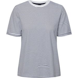 Pieces - Pcria Ss Fold Up Tee Stripes Noos Bc - Dames - t-Shirts