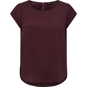 ONLVic - Blouse - Effen - Chiffon - Ronde Hals - Losse Pasvorm