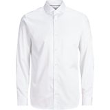 Herenhemd - Rood - Katoenmix - Normale Pasvorm