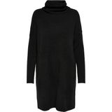 ONLY - Onljana L/S Cowlnck Dress - Jurk - Zwart - Wol