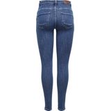 Onlpower - Skinny Fit Jeans - Licht Verwassen Dark Denim - Mid Waist