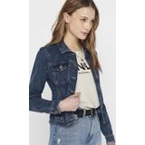 Only - Klassieke Denim Blazer - Blauw - Denim