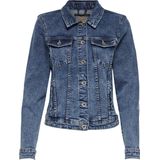 Only - Klassieke Denim Blazer - Blauw - Denim