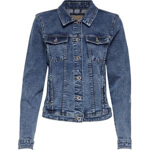 Only - Klassieke Denim Blazer - Blauw - Denim