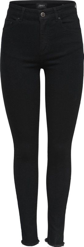 ONLY Ankle-Jeans »ONLBLUSH MID SK AK RW DNM REA2343 NOOS«, ausgefranste Säume