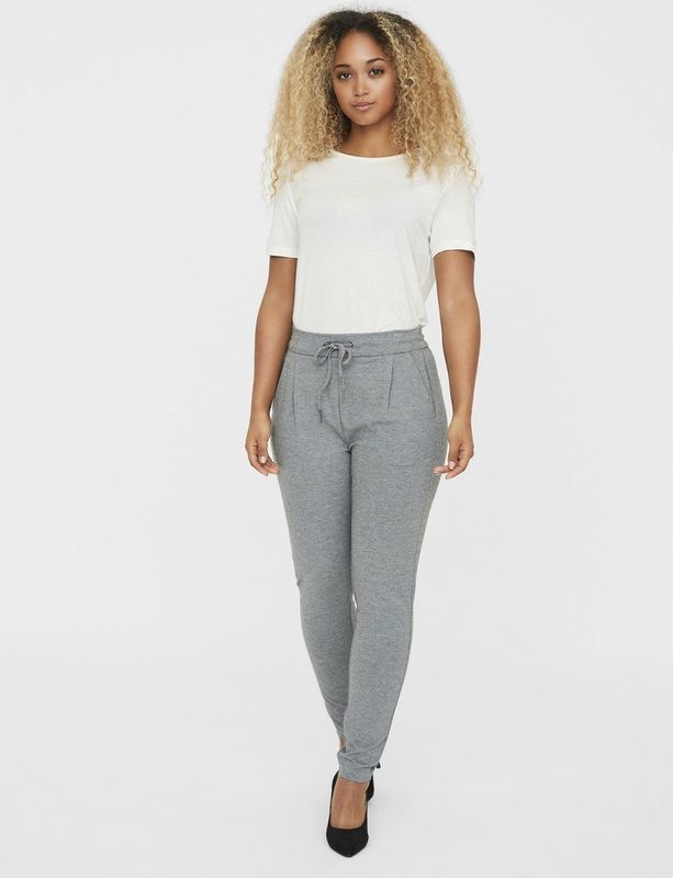 Broek - Mid Waist - Tapered Fit - Verstelbare Taille - Zijzakken