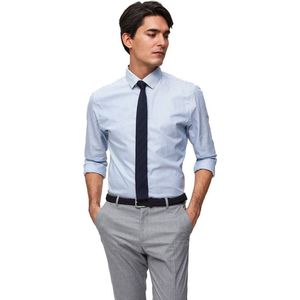 Overhemd - Contrasterende Kraag - 75% Biologisch Katoen - Ademend