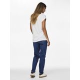 PIECES - PCKAMALA TEE JRS NOOS BC - T-shirt - Bright White - 76% Modal, 24% Polyester