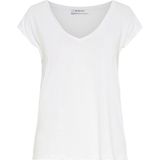 PIECES - PCKAMALA TEE JRS NOOS BC - T-shirt - Bright White - 76% Modal, 24% Polyester