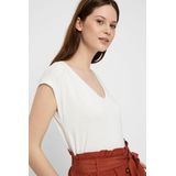 PIECES - PCKAMALA TEE JRS NOOS BC - T-shirt - Bright White - 76% Modal, 24% Polyester