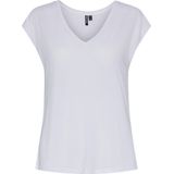 PIECES - PCKAMALA TEE JRS NOOS BC - T-shirt - Bright White - 76% Modal, 24% Polyester