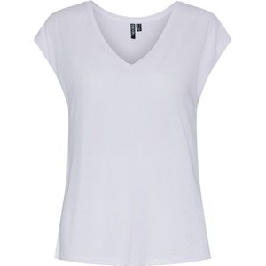 PIECES - PCKAMALA TEE JRS NOOS BC - T-shirt - Bright White - 76% Modal, 24% Polyester