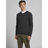 JACK JONES - Regular-Fit Pullover - Groen - Katoen