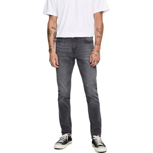 WARP - Skinny Fit Jeans - Mid Wash - Super Stretch Denim - Low Rise