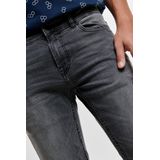 WARP - Skinny Fit Jeans - Mid Wash - Stretch Denim - Low Rise