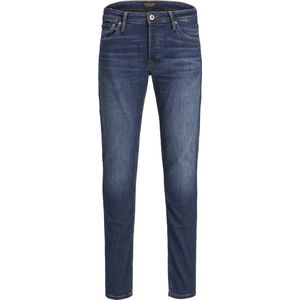 Glenn - Slanke Jeans - Blauw - Katoen/Polyester/Elastaan