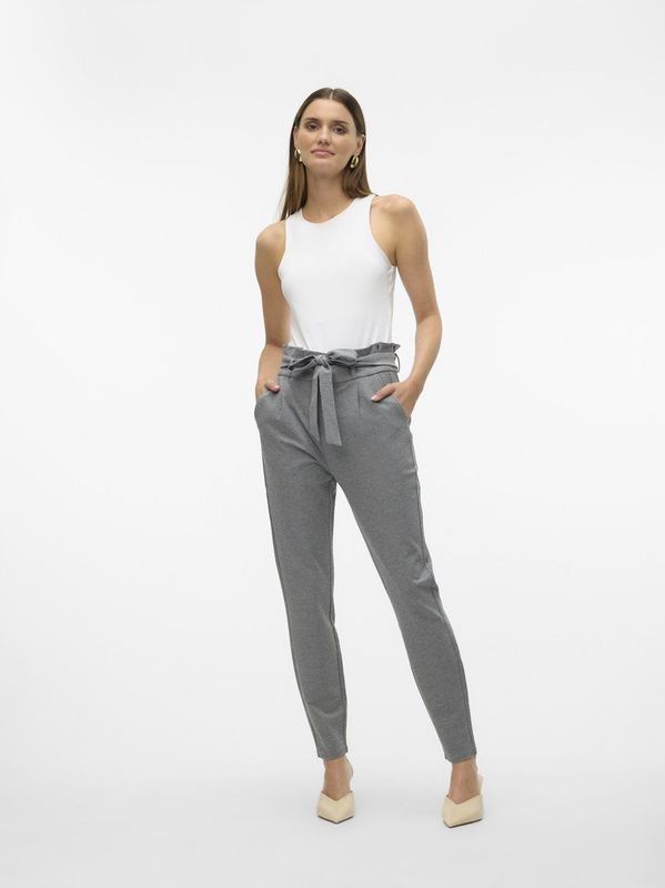 Vero Moda - Vmeva Hw Loose Paperbag Pant Noos - Dames - Leggings