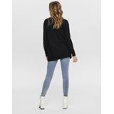ONLY - Damestrui - Zwart - Gebreid - Regular Fit - Lange Mouwen
