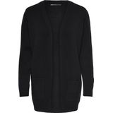 ONLY - Damestrui - Zwart - Gebreid - Regular Fit - Lange Mouwen