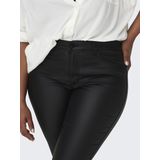 ONLY - CarPUNK REG SK COATED PANTS - Jeans - Zwart - Katoen