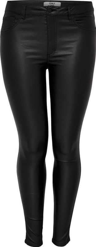 ONLY - CarPUNK REG SK COATED PANTS - Jeans - Zwart - Katoen