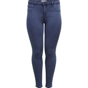 CARMAKOMA Skinny Jeans voor dames, curvy CARThunder Push-up reg, skinny fit jeans, zwart, 42