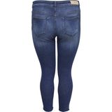 ONLY CARMAKOMA Skinny-fit-Jeans »CARWILLY REG SKINNY ANK JEANS«, mit Fransensaum
