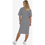 Noisy may - Jurk - Zwart/Wit - Jersey - 3/4 Lengte - Getailleerd Model
