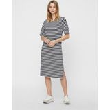 Noisy may - Jurk - Zwart/Wit - Jersey - 3/4 Lengte - Getailleerd Model