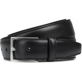 Riem in leer JACK & JONES. Leer materiaal. Maten 80 cm. Zwart kleur