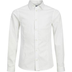 Jack & Jones Junior Overhemd - Blauw - Katoen - Lange Mouwen