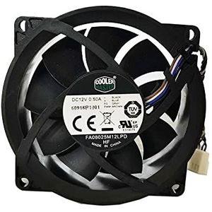 CoolerMaster FA08025M12LPD 12V 0.50A 804057-001 80 * 80 * 25mm Cooling Fan 4pin Processor Cooler Heatsink Fan